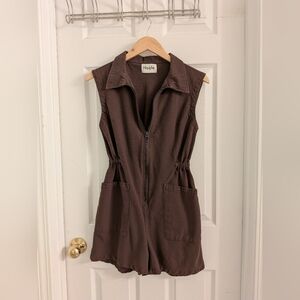 NOBLE Utility Shorts Suit CHOCOLATE Small